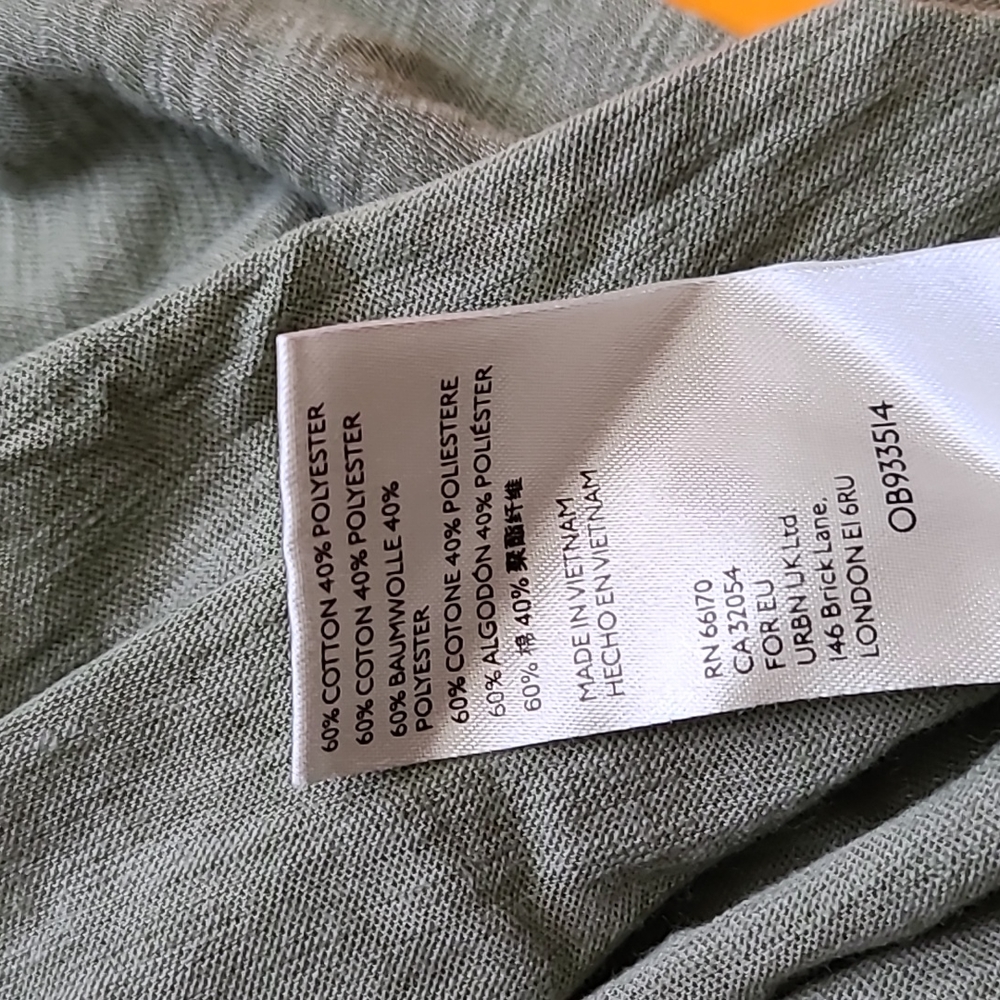 Free people wee the free betty long sleeve tee faded military - Picture 4 of 6